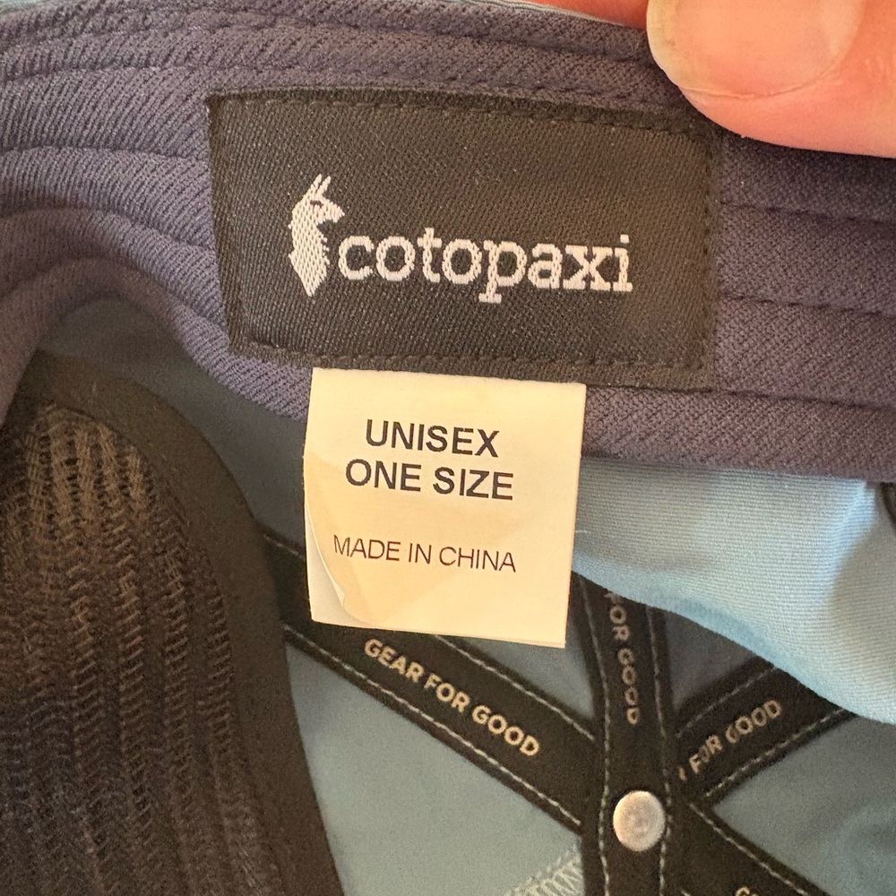 COTOPAXI Blue Flat Bill Hat // Making Waves Tech Hat